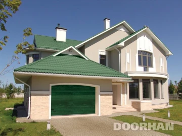 Секционные ворота Зеленые DoorHan RSD02
